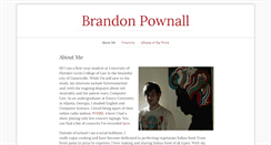 Desktop Screenshot of brandonpownall.com